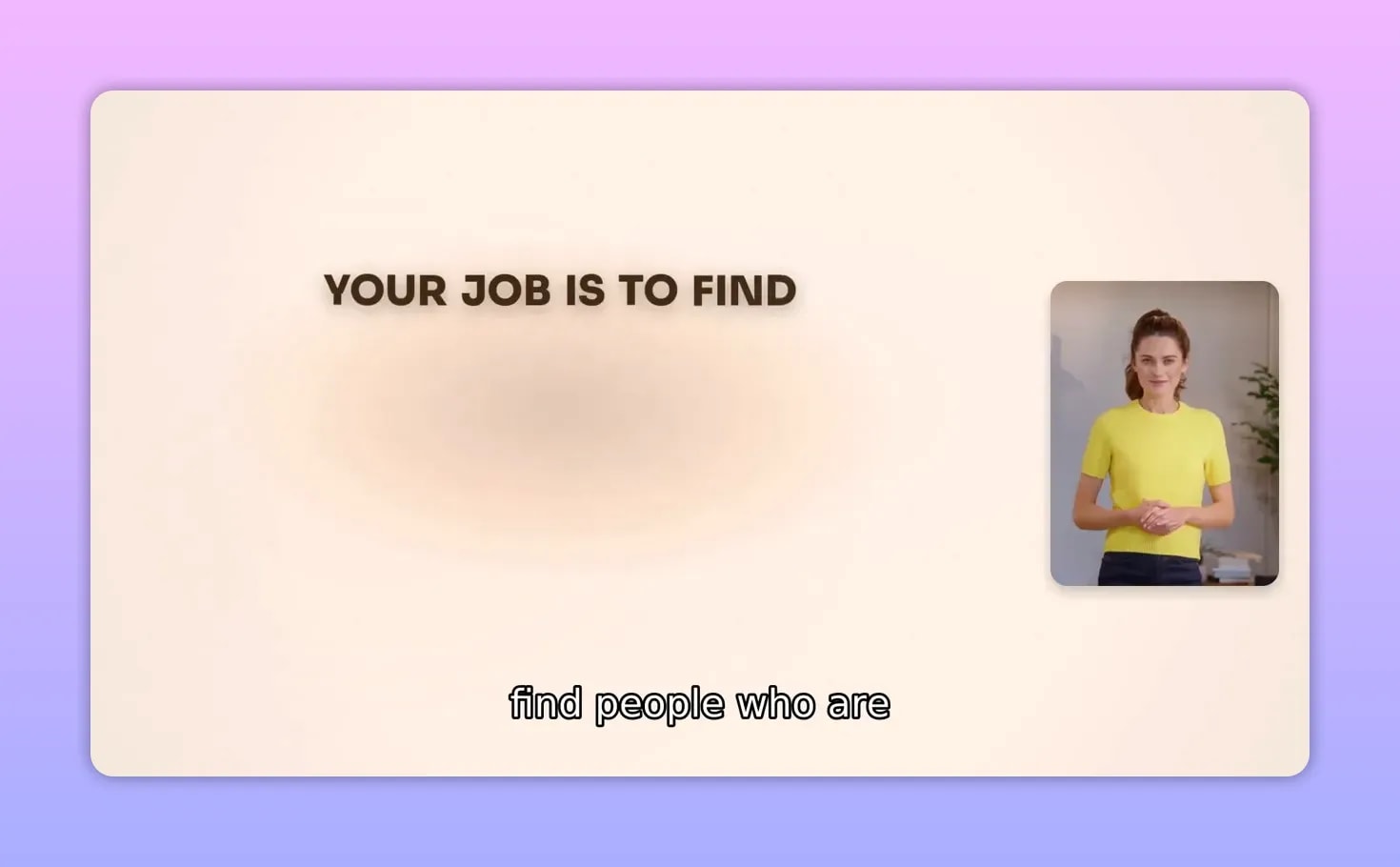 How to Biohack Your Schedule to Earn $500 a Day Without Selling Text building to say your job is to find people who are open to looking